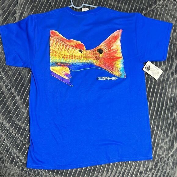 🔥🐠 “NWT” BEAFISH (be-a-fish) Graphic Tee - NEW Mens L - Huge back hit graphics - Picture 11 of 12